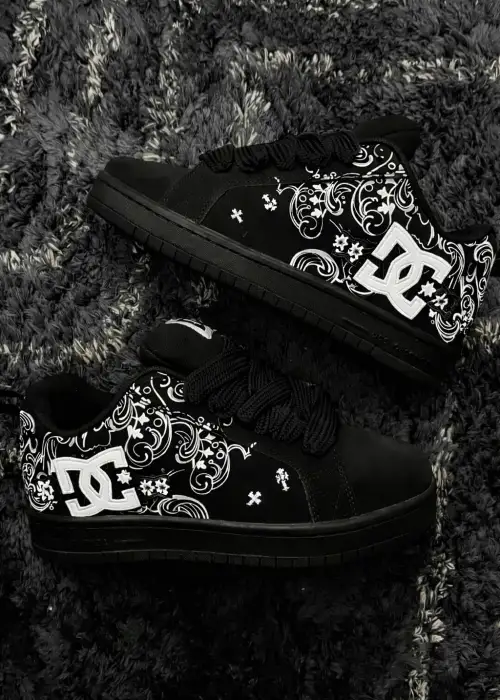 Midnight Dc Siyah Beyaz Spor Ayakkabı