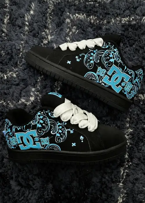 Midnight Dc Siyah Mavi Spor Ayakkabı