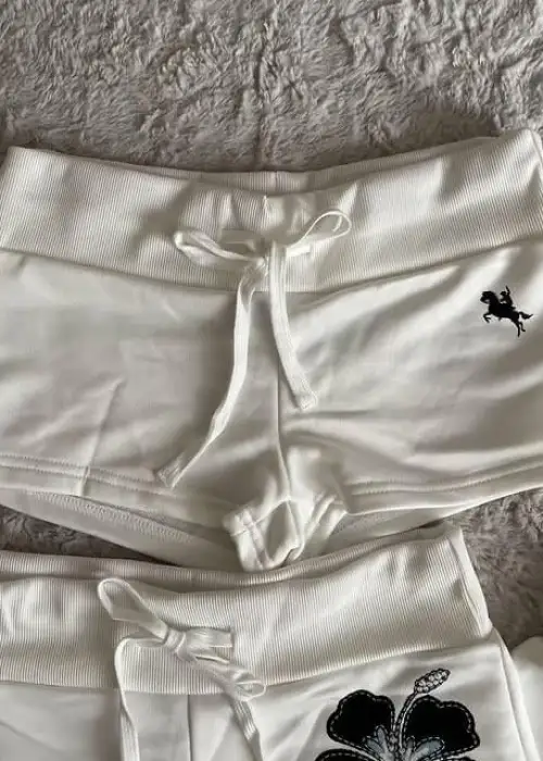 Horse Detail Mini Şort