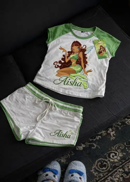 Aisha Dream Turuncu Şortlu Takım