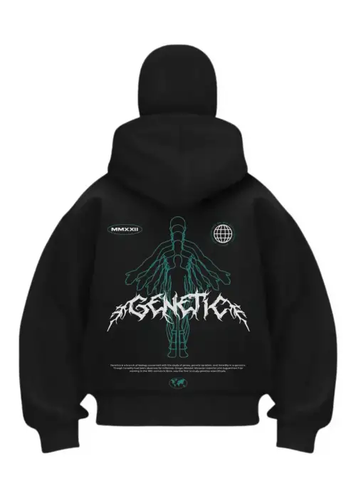 Agency Baskılı Siyah Samuray Kar Maske Sweatshirt Hırka