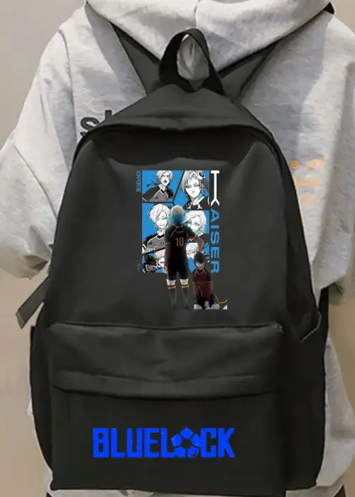 Anime Blue Lock isagi Nagi Baskılı Sırt Çantası