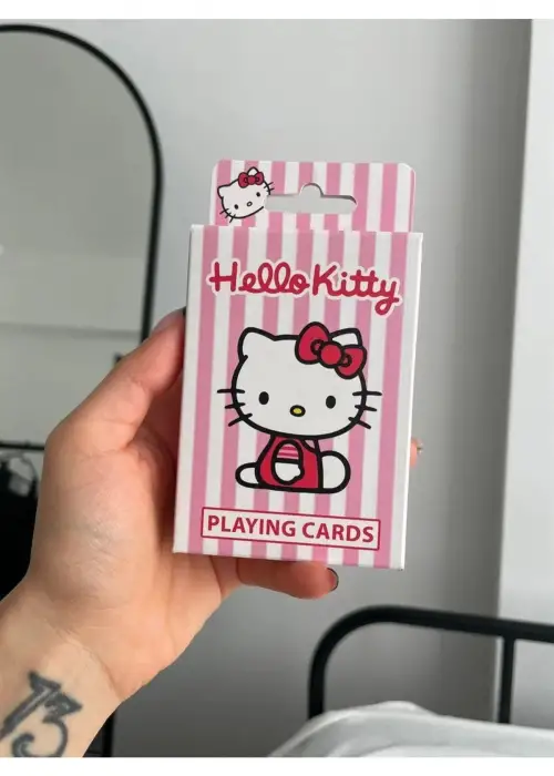 Anime Hello Kitty Iskambil Poker Kartı