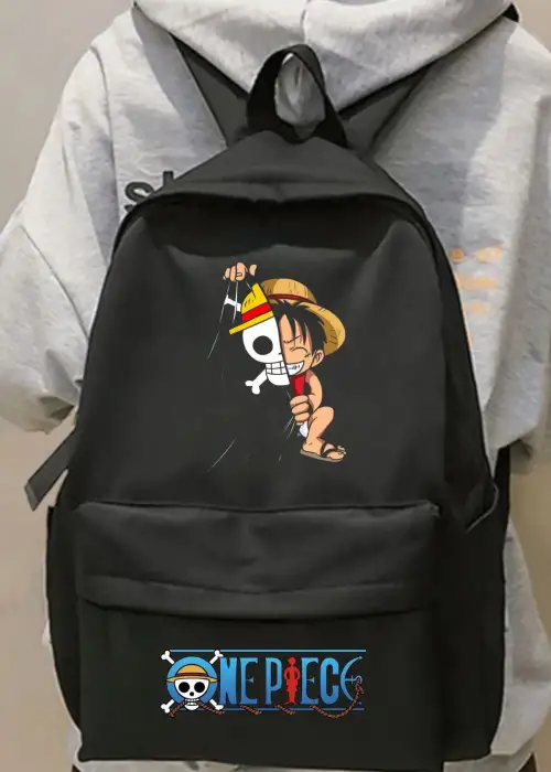 Anime One Piece Baskılı Sırt Okul Çantası