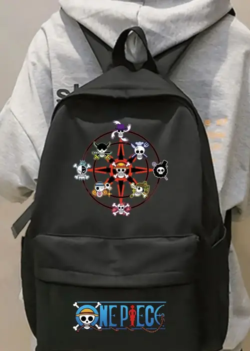 Anime One Piece Baskılıı Sırt Okul Çantası