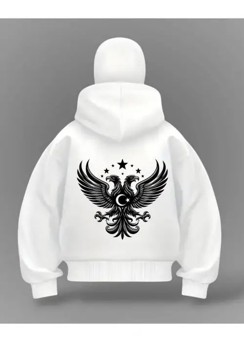 Çift Türk Detail Full Mask Oversize Hırka