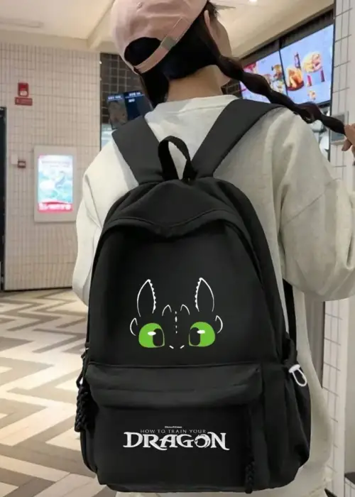 Dişsiz Baskılı Sırt Okul Çantası