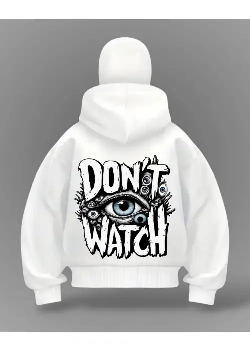 Dont Watch Detail Full Mask Oversize Hırka
