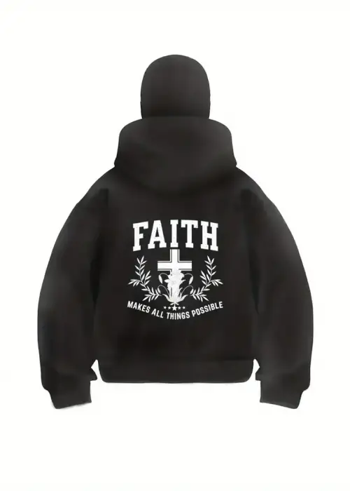 Faıth Baskılı Kar Maskeli Ninja Unisex Sweatshirt Hırka