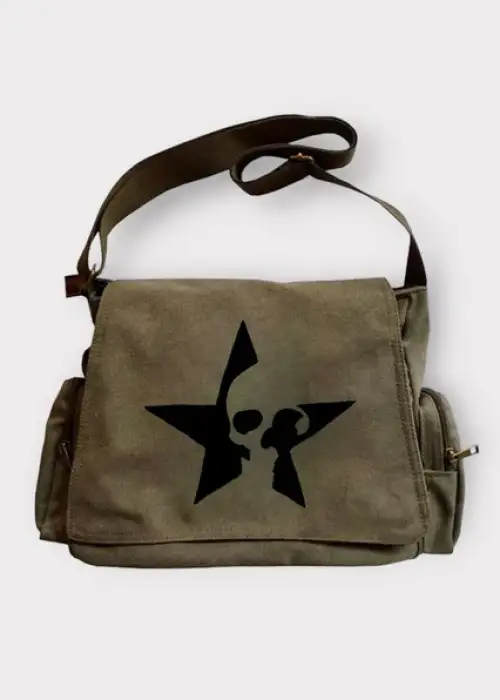 Haki Kurukafa Star Postacı Çanta