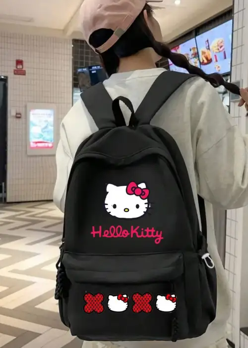 Hello Kitty Baskılı Sırt Okul Çantası