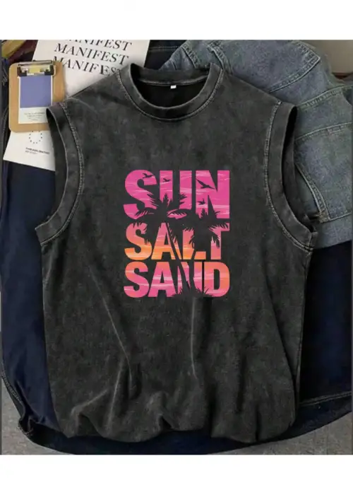 Holiday Line Sun Salt Sand Unisex Vintage Eskitme Atlet