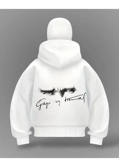 Kemal Atatürk See Detail Full Mask Oversize Hırka