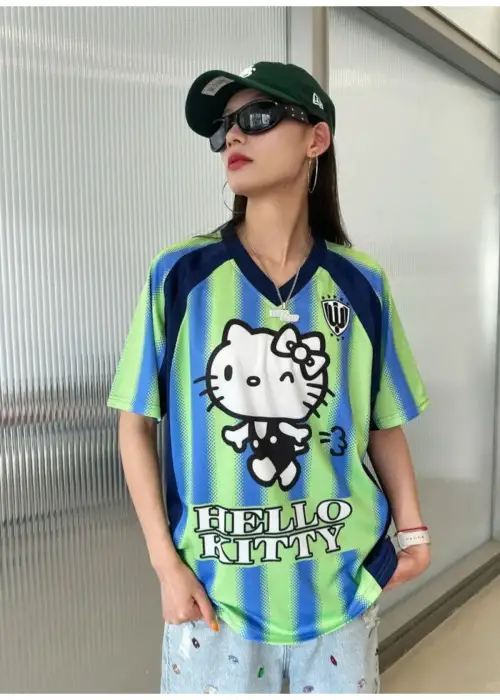 Kitty Unisex Jersey Yeşil Forma