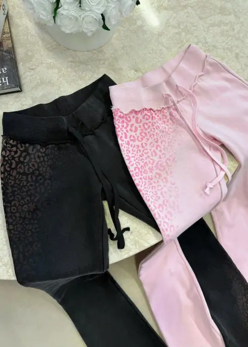 Leopar İspanyol Paça Tayt