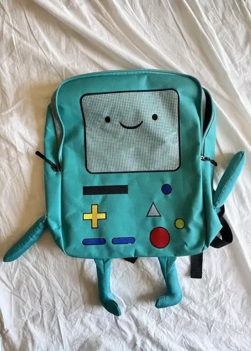 Mavi Adventure Time BMO Sırt Çantası
