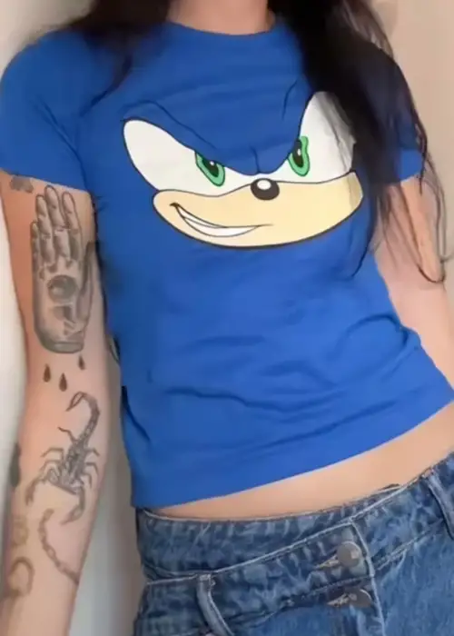 Mavi Sonic Printed Crop