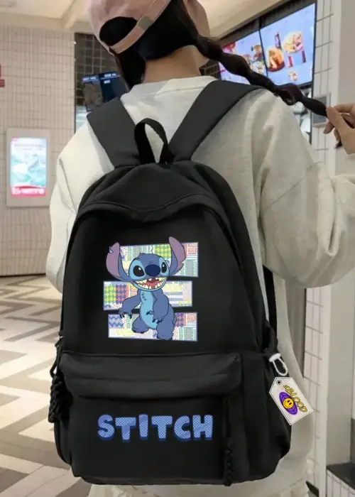 Mavi Stitch Okul Sırt Çantası
