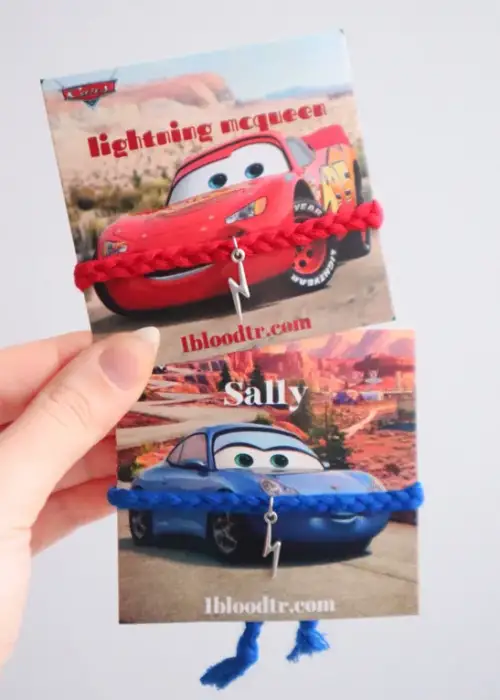 mcqueen sally couple 2’li bileklik