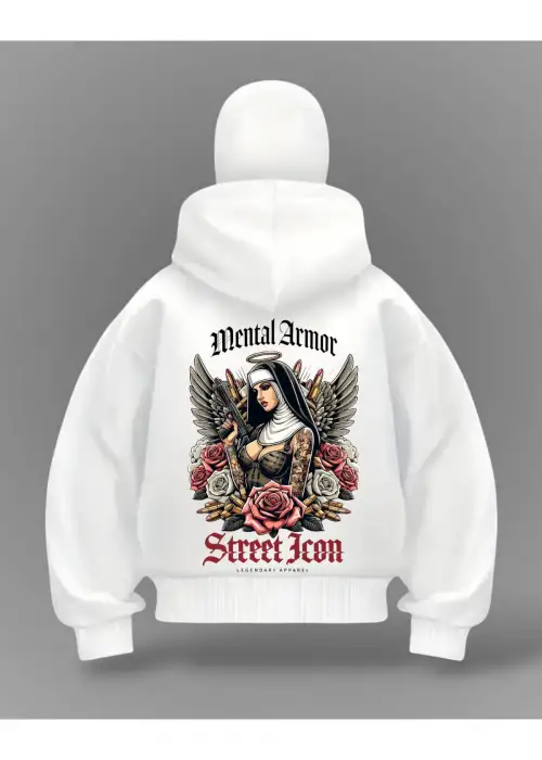 Mental Armor Detail Full Mask Oversize Hırka