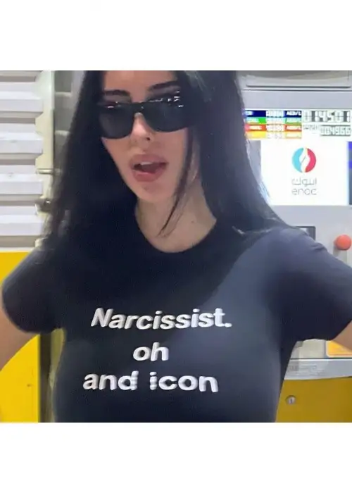 Narcissist Crop Baby Tee
