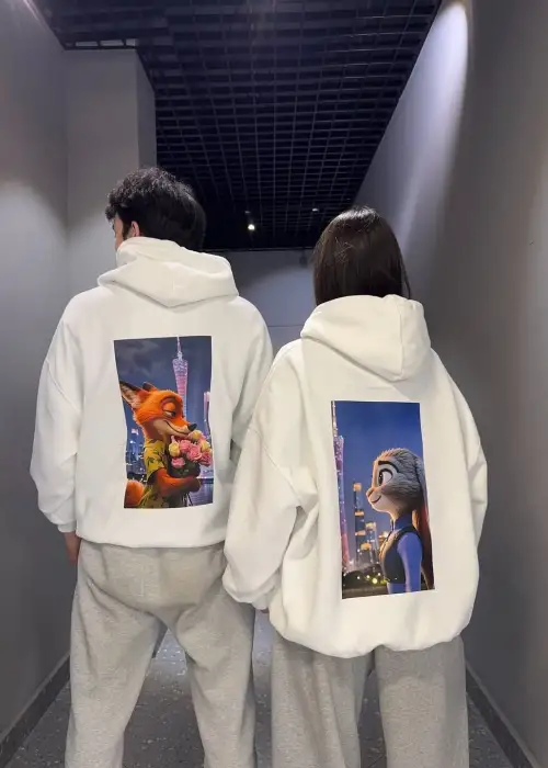 Nick Wilde & Judy Hopps Oversize Sweatshirt