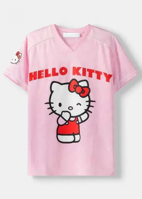 Pembe Hello Kitty 50 Blink Forma Unisex T-shirt
