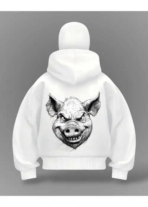 PIG Detail Full Mask Oversize Hırka