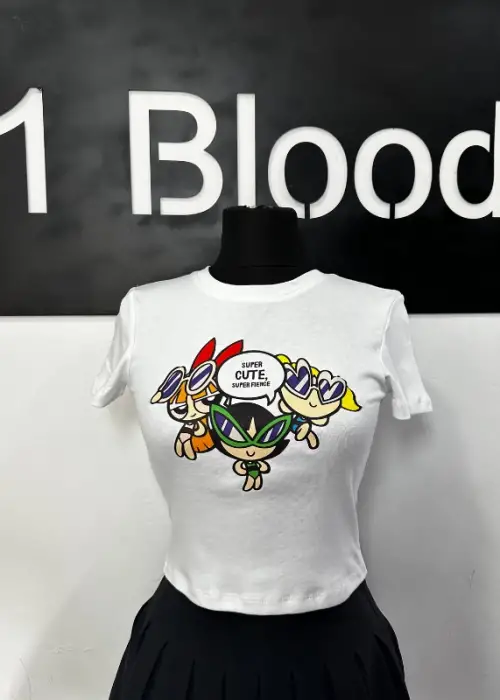 Power Puff Girls Crop Top