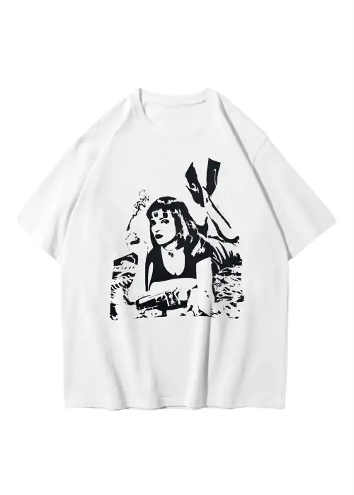 Pulp Fıctıon Oversize T-shirt