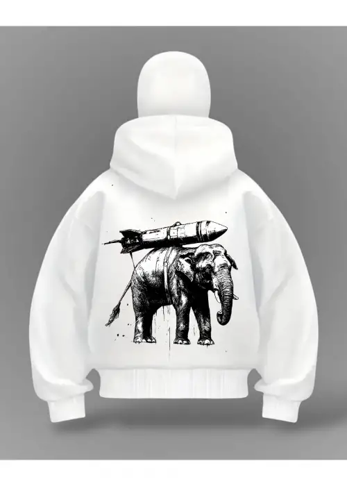 Rocket Fil Detail Full Mask Oversize Hırka