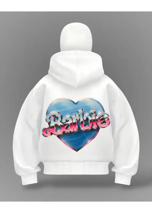 Rosing Heart Detail Full Mask Oversize Hırka