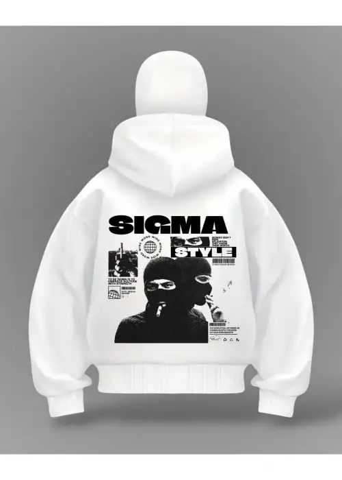 Sigma Boy Detail Full Mask Oversize Hırka
