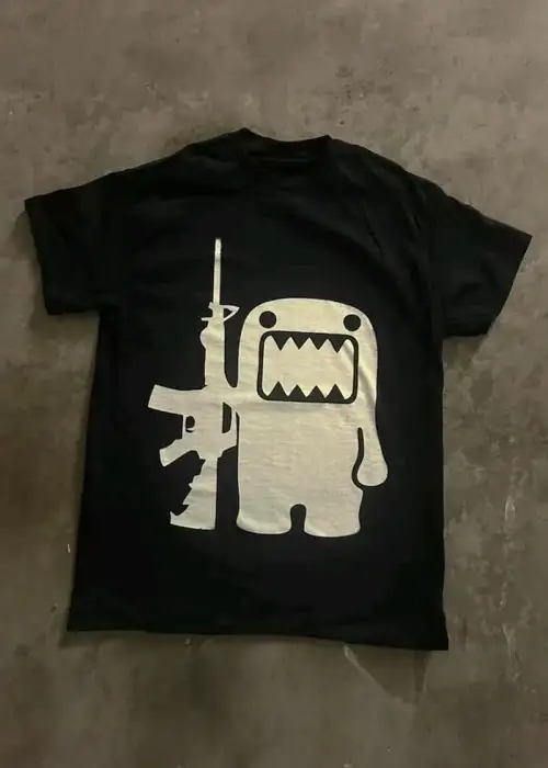 Siyah Domo Kun Gun Y2K Unisex T-Shirt