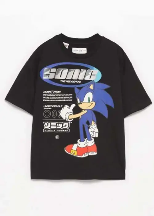 Siyah Super Sonic Unstoppable Unisex T-shirt