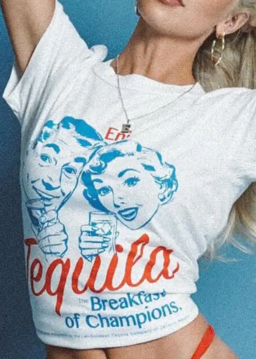 Tekila Tequila Enjoy Detail Yarım Crop