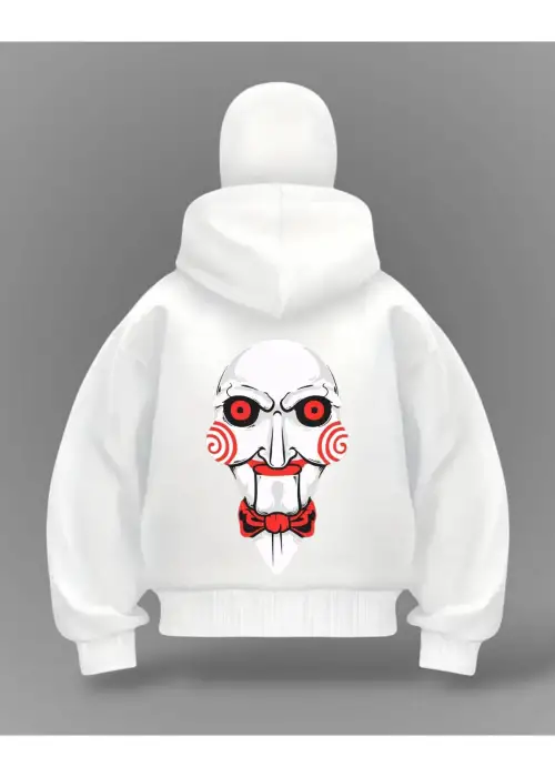 Testere Detail Full Mask Oversize Hırka