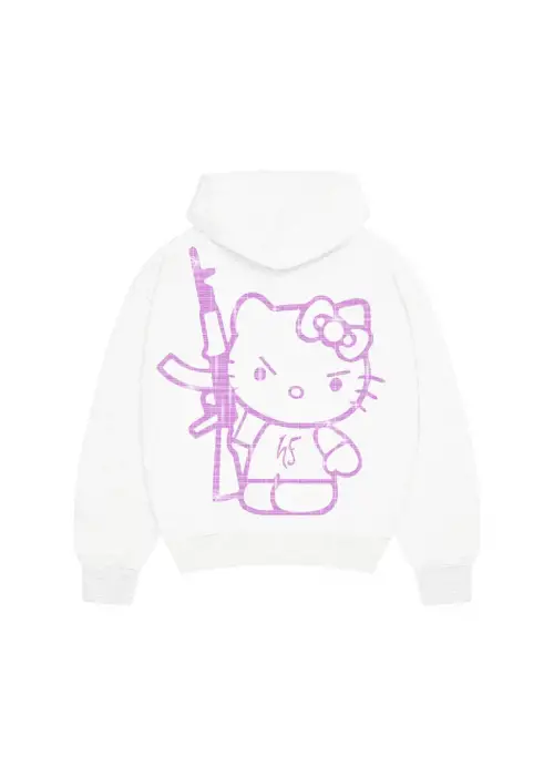 Kitty Rhinestone Taşlı Sweatshirt