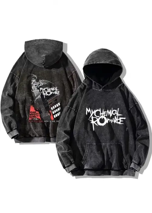 Yıkamalı One Night Only Kapüşonlu Sweatshirt