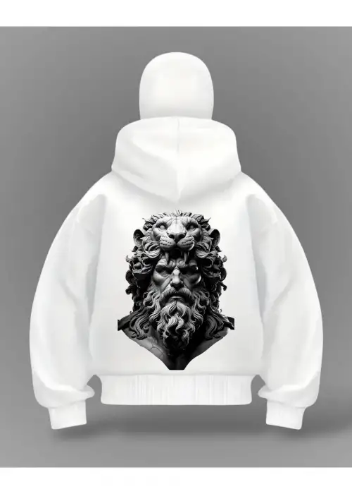 Zeus Detail Full Mask Oversize Hırka