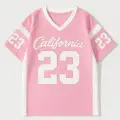23 California Detail Jersey Pembe Forma