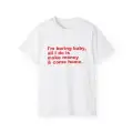 Boring Baby All I Do İs Baskılı  Oversize T-Shirt
