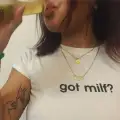 Got Milf Baskılı Crop