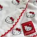 Beyaz Hello Kitty Aesthetic Red Alt Üst Takım