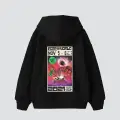 AstroWorld Baskılı Unisex Siyah Hoodie
