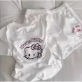 Beyaz Hello Kitty Bluz Şort Alt Üst Takım