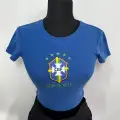 Brasil Logolu Mavi Crop