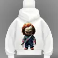Chucky Detail Full Mask Oversize Hırka