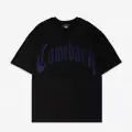 Comeback Mavi Taş Baskılı Oversize Unisex T-shirt