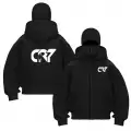 CR7 Baskılı Kar Maskeli Ninja Unisex Sweatshirt Hırka